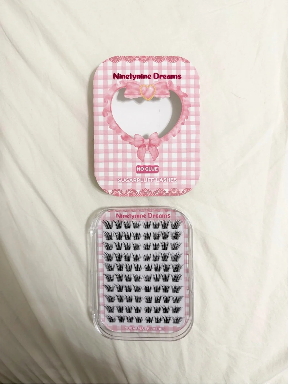 NinetyNine Dreams No-Glue Cluster Lashes - Pink